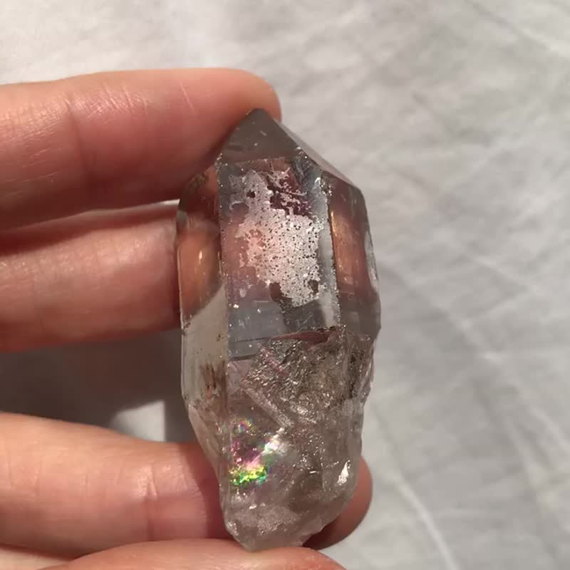 巴西 茶水晶簇 透亮 礦標 天然原石  水晶原礦 水晶 盆景 crystal - 擺飾/家飾品 - 水晶 卡其色