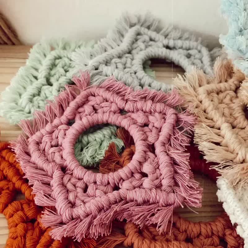 星織りコースター/マクラメコースター/ユーティリティ - ショップ JF