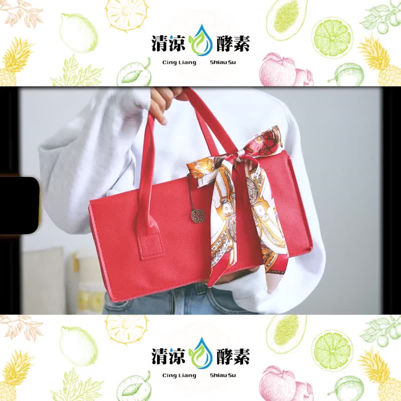 【健康禮盒】6口味酵素隨身包2入組-母親節禮物、伴手禮、送禮 - 養生/保健食品/飲品 - 人造皮革 