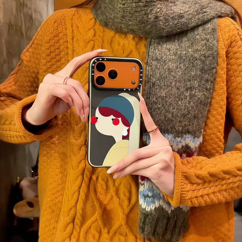 【隱藏式磁吸】HINATA鋁合金按鍵全磨砂防摔防刮iPhone17pm - 手機殼/手機套 - 塑膠 多色