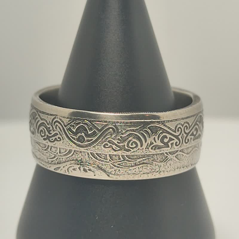 Kazakhstan Coin Ring 100 tenge 2018 coin rings for men coin rings for women - 戒指 - 其他金屬 