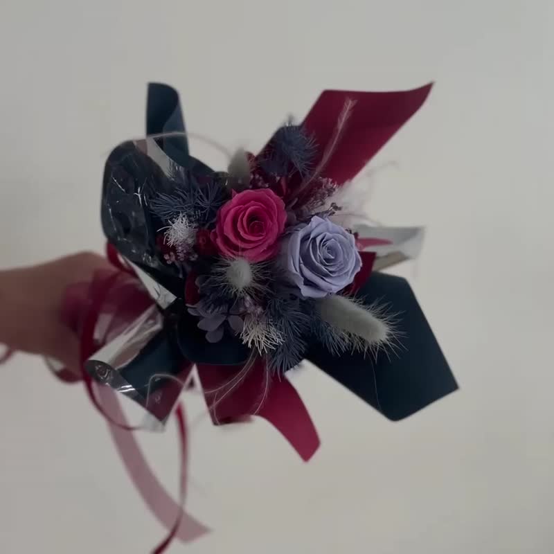 【永生玫瑰花花束】• 情人節/永生玫瑰花/永生玫瑰花花束/玫瑰花 - 乾燥花/永生花 - 植物．花 多色