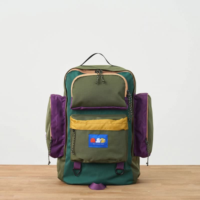 Enjoy Backpack Vol.1 / JUNGLE GREEN - กระเป๋าเป้สะพายหลัง - ไนลอน สีเขียว