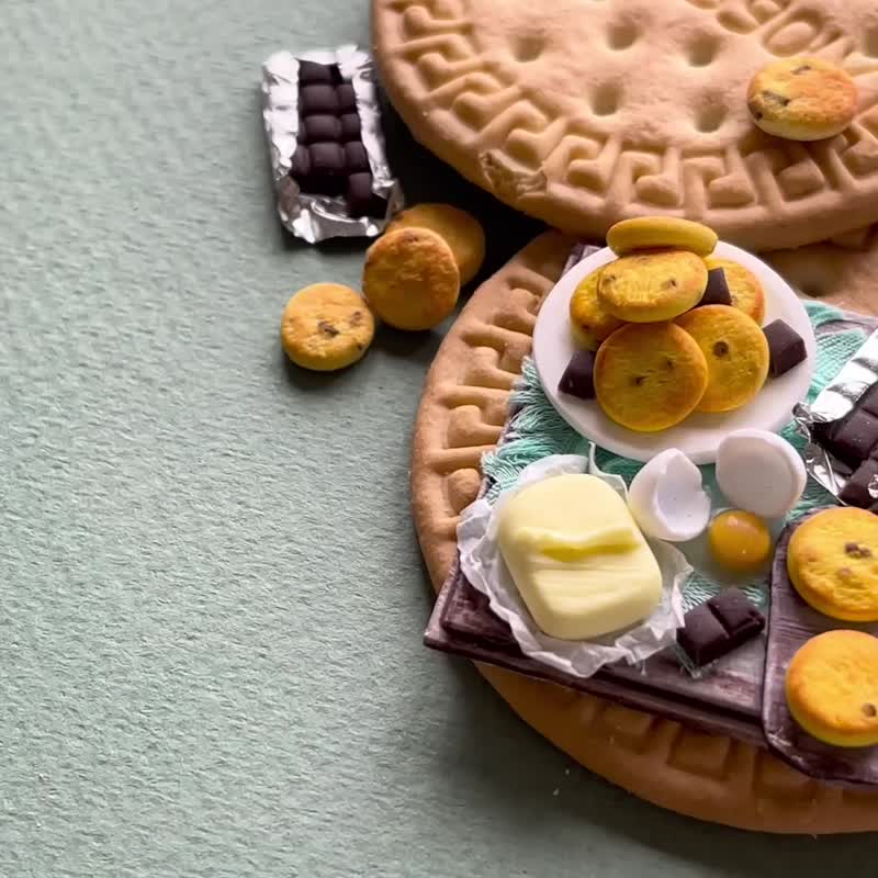 Sweet miniature, cookie making - 公仔/玩偶 - 其他材質 多色