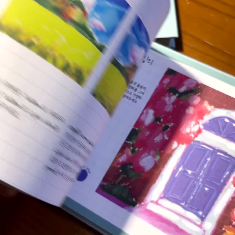 Crayon rabbit 퇴근 후 오일파스텔 드로잉 (Korean version) Oil pastel Drawing Book - Indie Press - Paper Multicolor