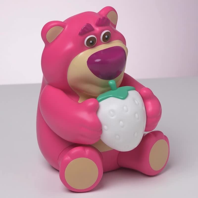 官方授權二合一 Lotso勞蘇 草莓熊GloBuddies 3D立體變色燈造型 - 燈具/燈飾 - 塑膠 粉紅色
