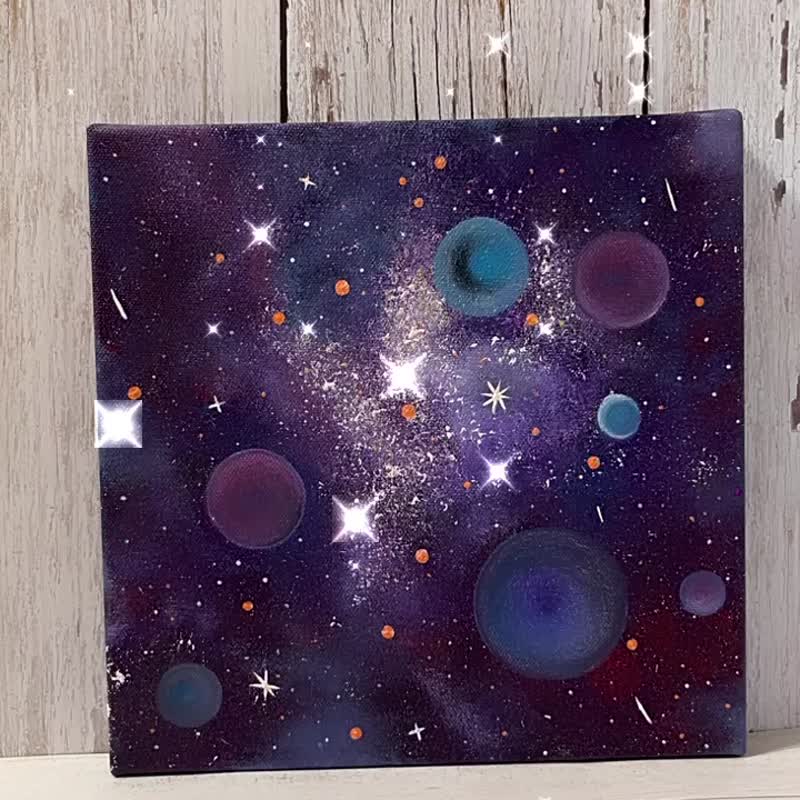Universe#25 Acrylic Painting Healing Life 20x20 Home Decoration Art Works Hand-painted - Posters - Acrylic 