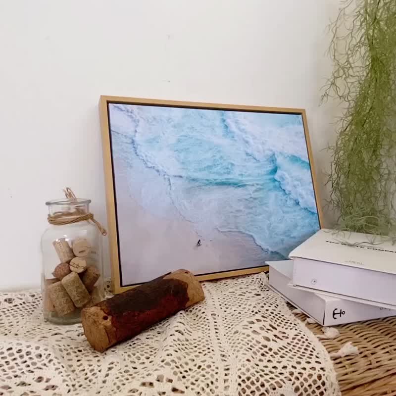 The Secrets of Nusa Penida II - Sea Painting, Wall Prints, Home Decor - Posters - Other Materials Multicolor