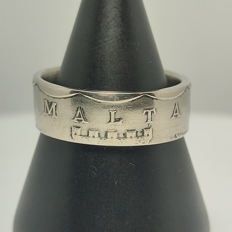 Malta Coin Ring 50 cents 1991-2007 coin rings for men coin rings for women - General Rings - Other Metals 