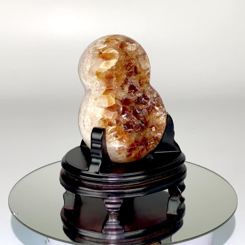 巴西黃晶花生 090493 - 擺飾/家飾品 - 水晶 黃色