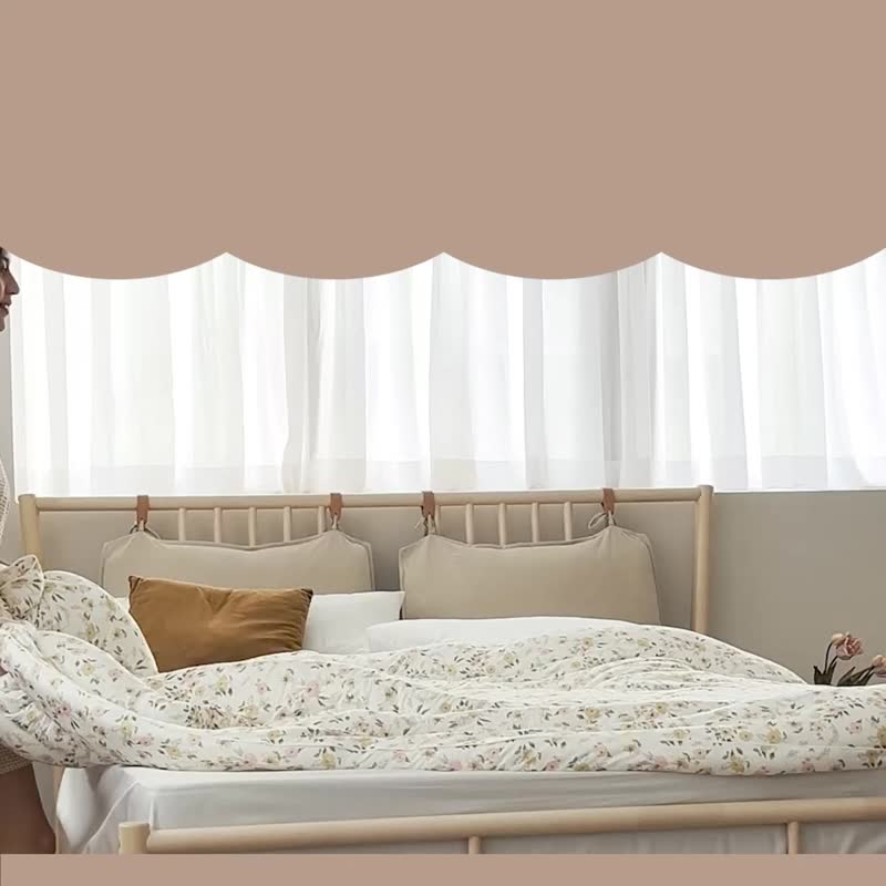 Ultra-Soft Marshmallow Swirl Comforter - Single (5x7 ft) & Double (6x7 ft) / Dudu Party / Two-Tone Korean Comforter - Blankets & Throws - Polyester Red