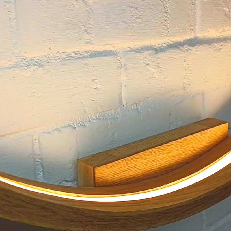 Wood wall sconce Modern wall sconce Hanging wall lamp Wood sconce Wall light - Lighting - Wood 