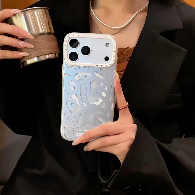 【隱藏式磁吸】張一嗚鋁合金按鍵全磨砂防摔防刮iPhone17p-17pm - 手機殼/手機套 - 塑膠 