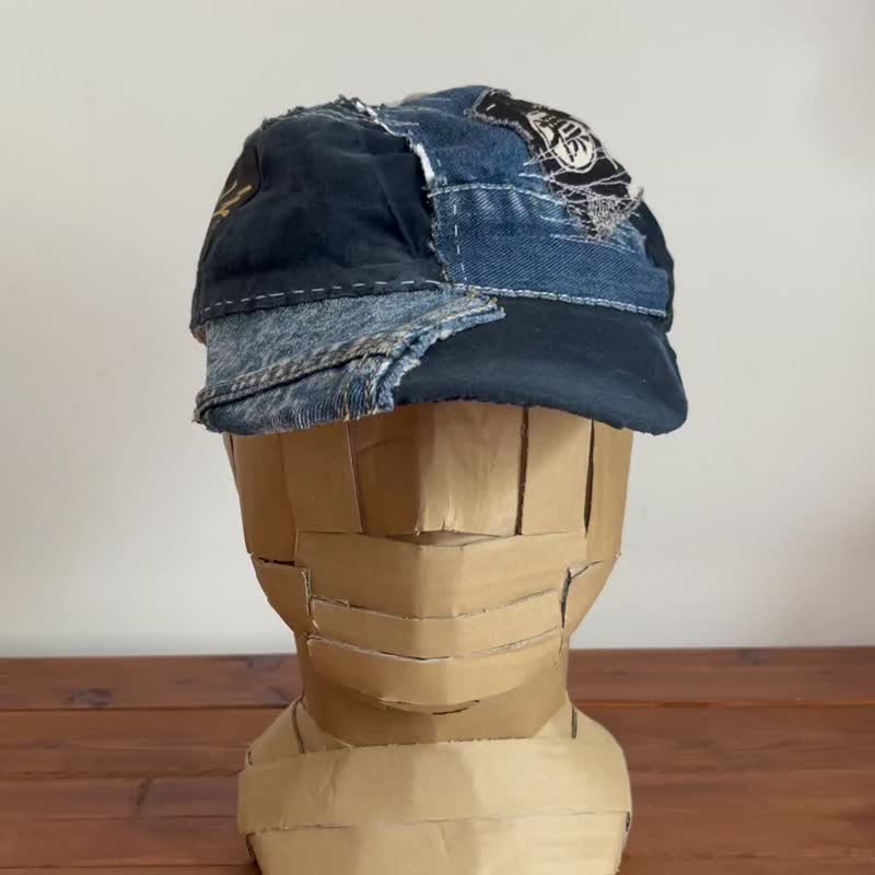 襤褸パッチワーク帽子　cap-023 - 帽子 - 棉．麻 