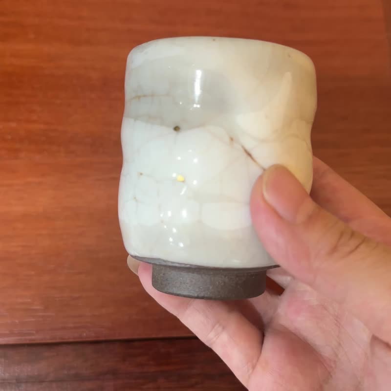白志野聞香杯-余華宇老師手作-容量約80cc - 茶壺/茶杯/茶具 - 陶 