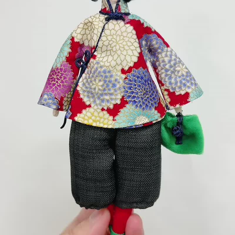 One of the Oriental rag doll handmade rag doll collections - ตุ๊กตา - ผ้าฝ้าย/ผ้าลินิน 