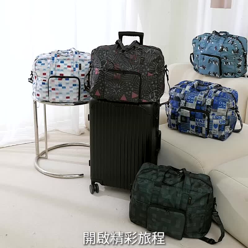 7色 可折疊旅行托特包  戶外輕便  大容量收納 斜背手提包  禮物 - 手提包/手提袋 - 其他材質 多色