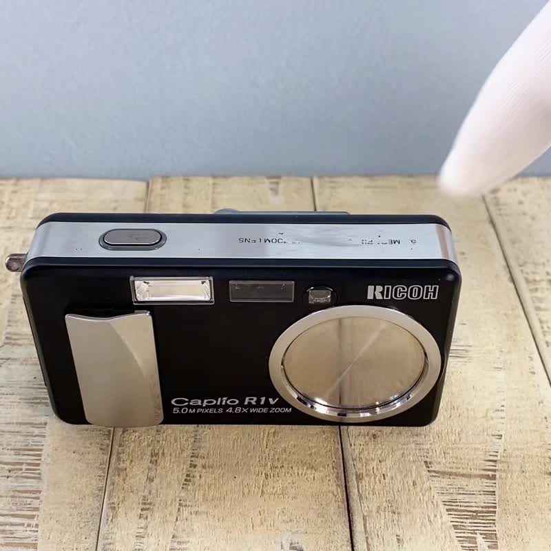 [Fully functional] RICOH Caplio R1V compact digital camera P019 - กล้อง - โลหะ สีดำ