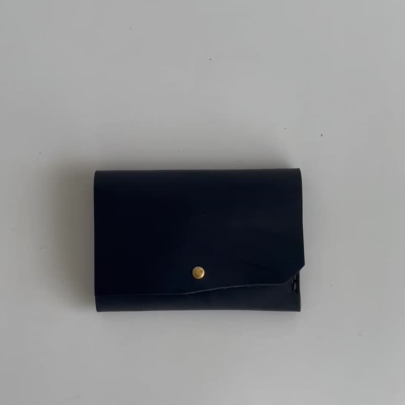 Irregular simple short clip 03 - Wallets - Genuine Leather 