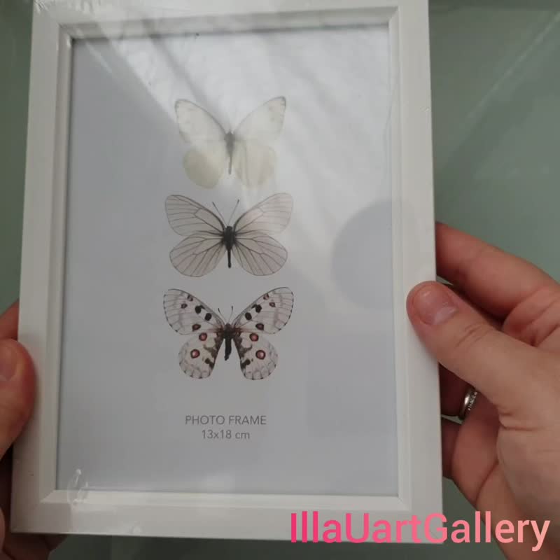 Ice Skates Painting Christmas Original Art Winter Wall Art Frame Painting - 海報/掛畫/掛布 - 其他材質 多色