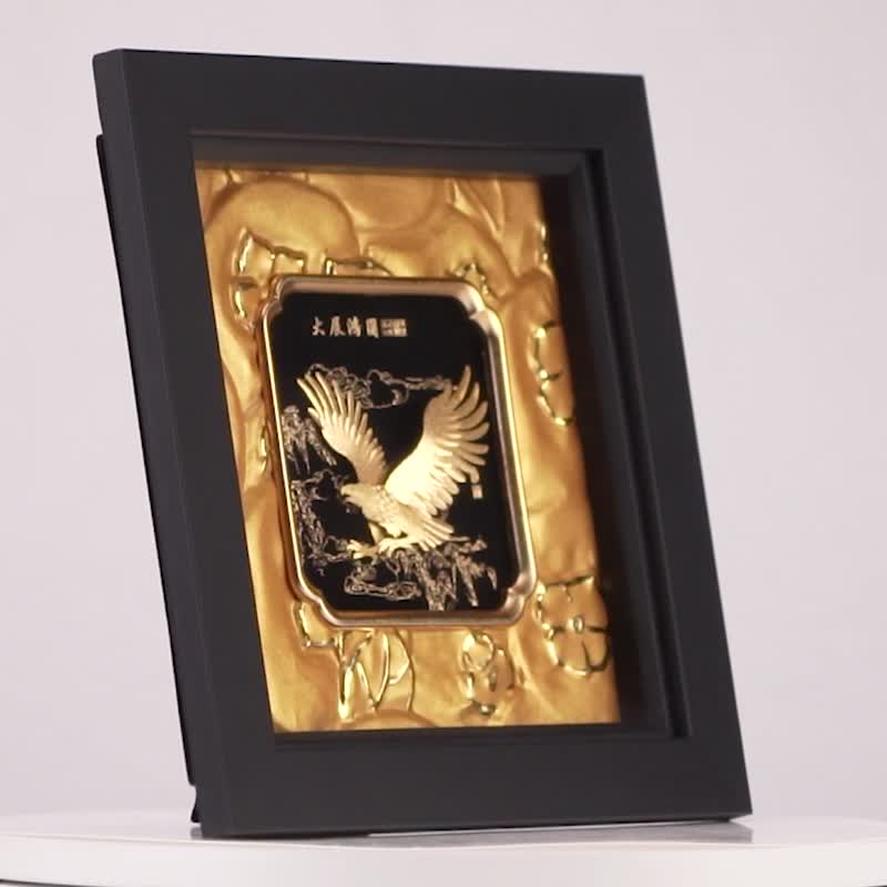 大展鴻圖│ 開業開市、開幕喬遷、升遷榮調祝賀禮品│聖誕禮物 - 海報/掛畫/掛布 - 24k 金 金色