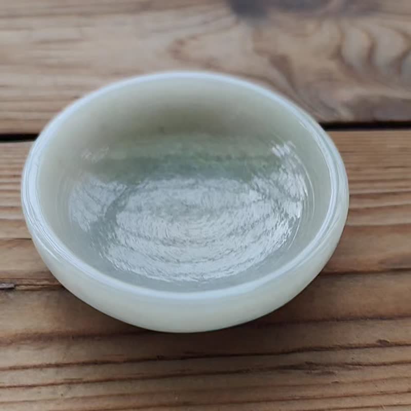 [Qin Cui] The cornucopia of natural jade ice-eye old seeds can collect small jade objects or put ingot crystal B type - ของวางตกแต่ง - หยก หลากหลายสี