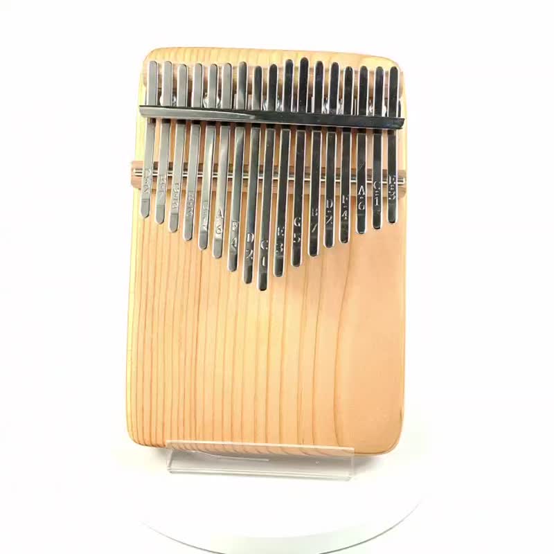 歐洲雲杉拇指琴/17音拇指琴/KALIMBA - 吉他/樂器 - 木頭 金色