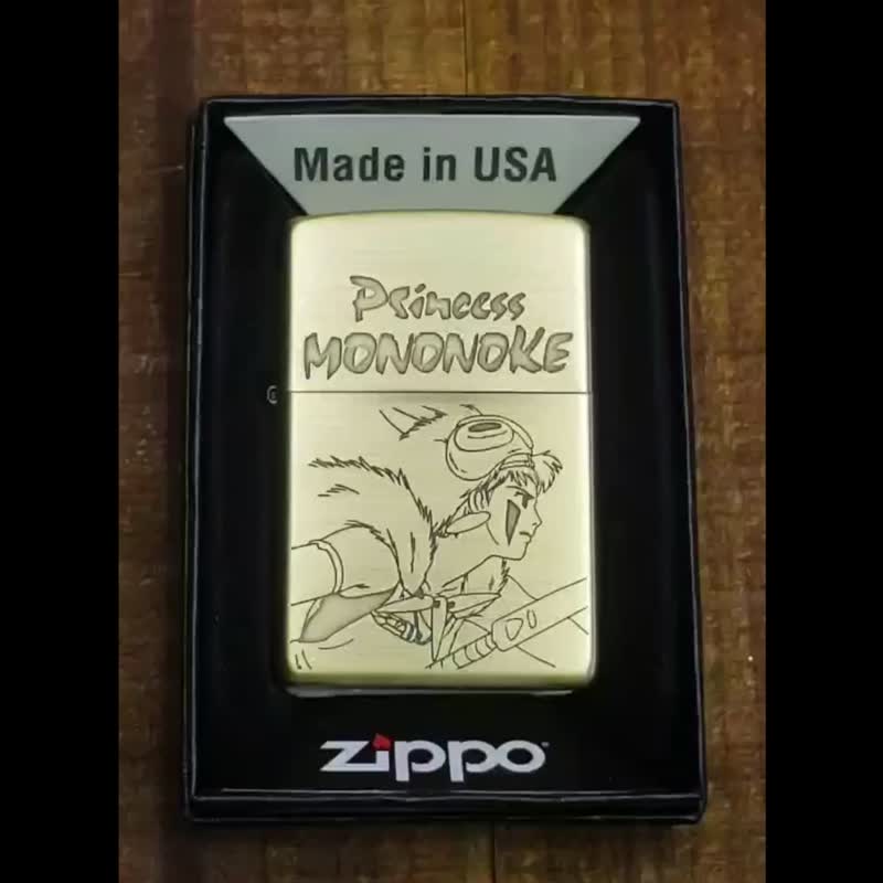 【ZIPPO官方旗艦店】吉卜力-魔法公主 - 小桑防風打火機 ZA-6-S01 - 其他 - 銅/黃銅 金色