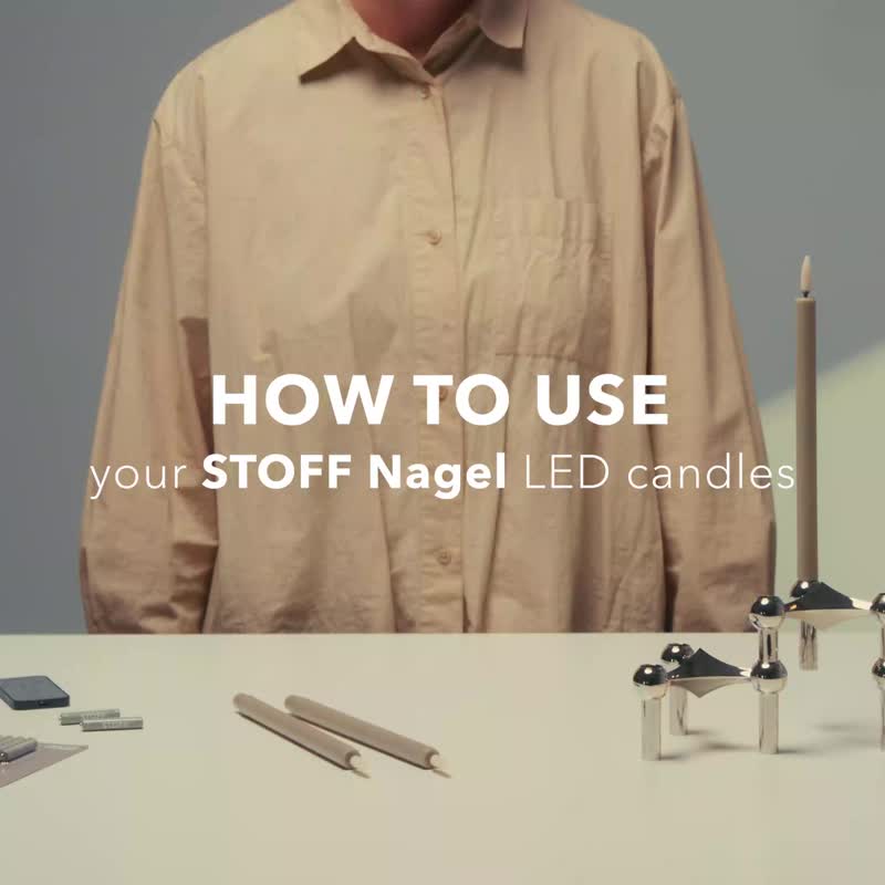 STOFF LED蠟燭 2支/盒 - 燈具/燈飾/燈罩 - 其他材質 