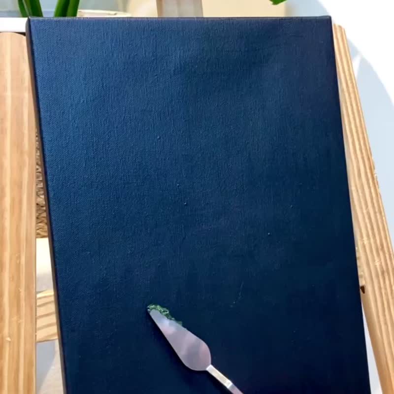 【คลาสเวิร์คช็อป】Squeegee oil painting experience