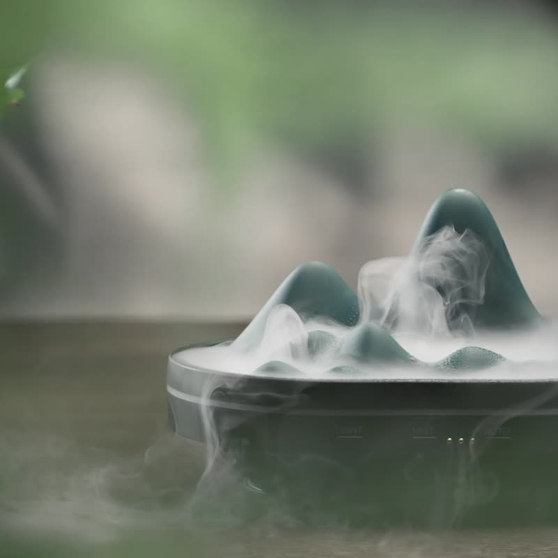 阿里山山霧陶瓷香氛機+2ml精油款式 - 香氛/精油/擴香 - 陶 