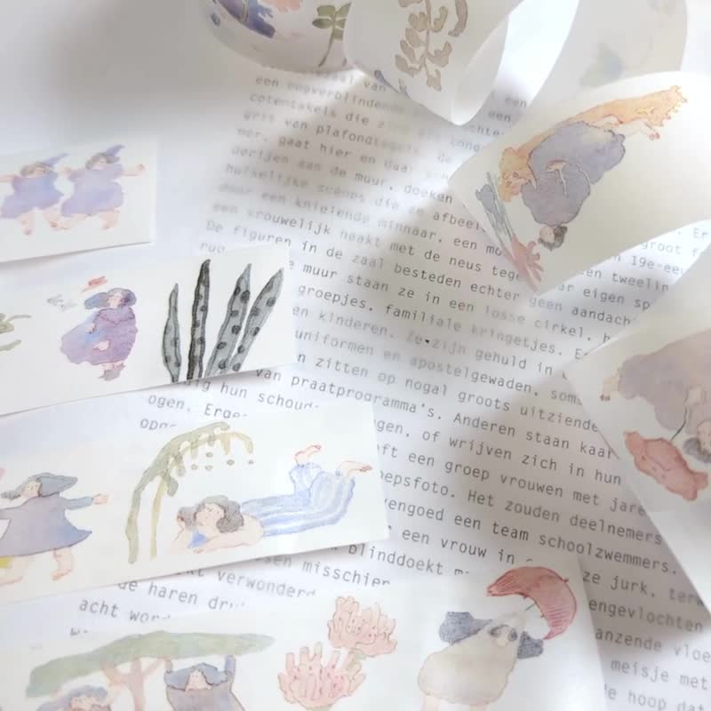 遊戲人間 和紙膠帶 | 3cm x 5m - 貼紙 - 紙 