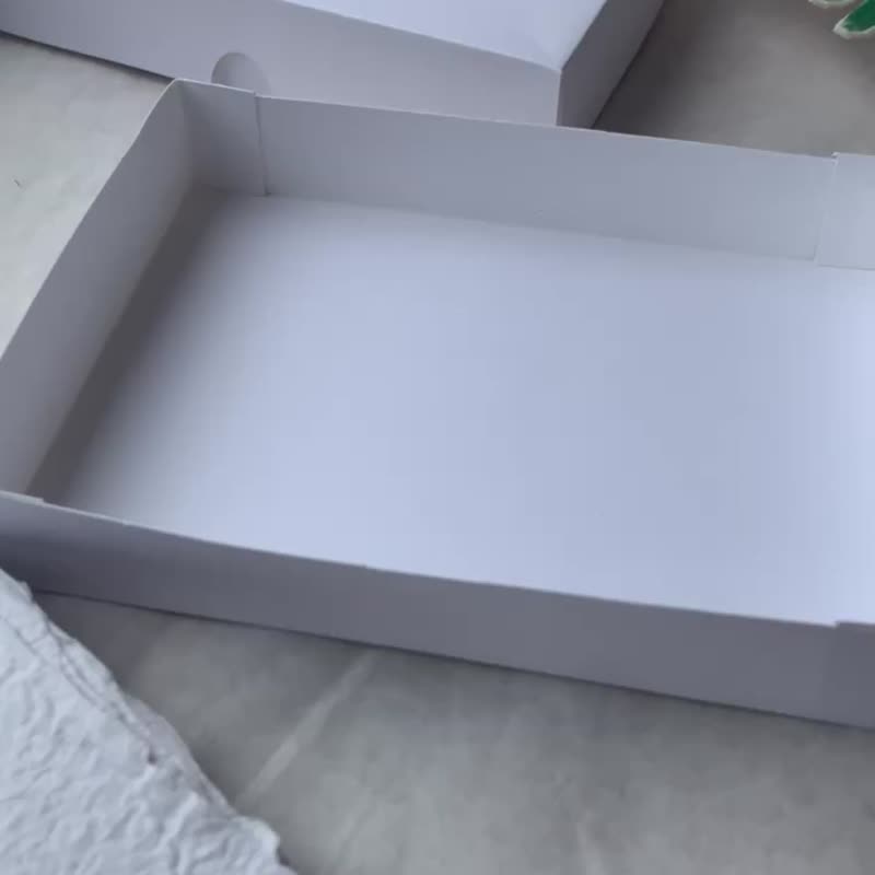 盒裝十入小卡 - 卡片/明信片 - 紙 白色