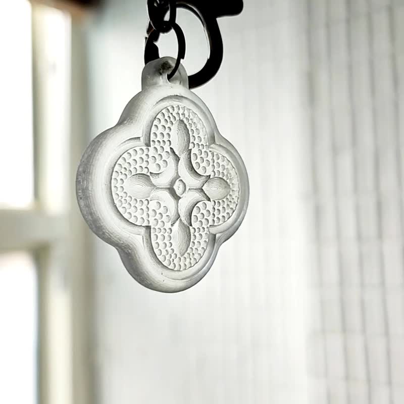 海棠花單花鑰匙圈 | 窗花的美好MIT - 鑰匙圈/鑰匙包 - 其他材質 