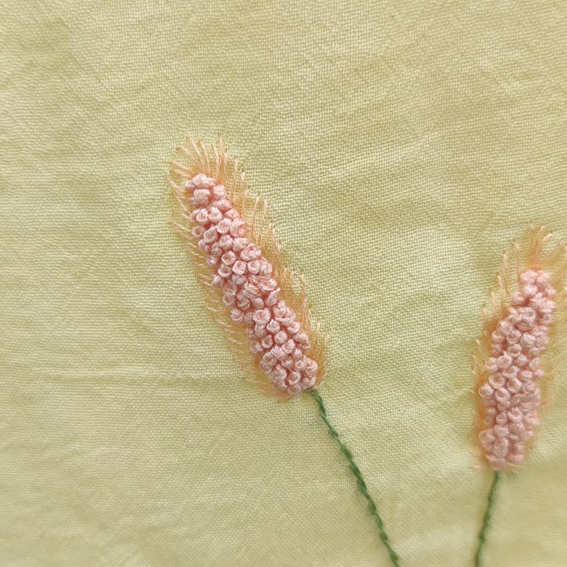 Millet - 刺繡黃色襯衫 - 女上衣/長袖上衣 - 棉．麻 黃色
