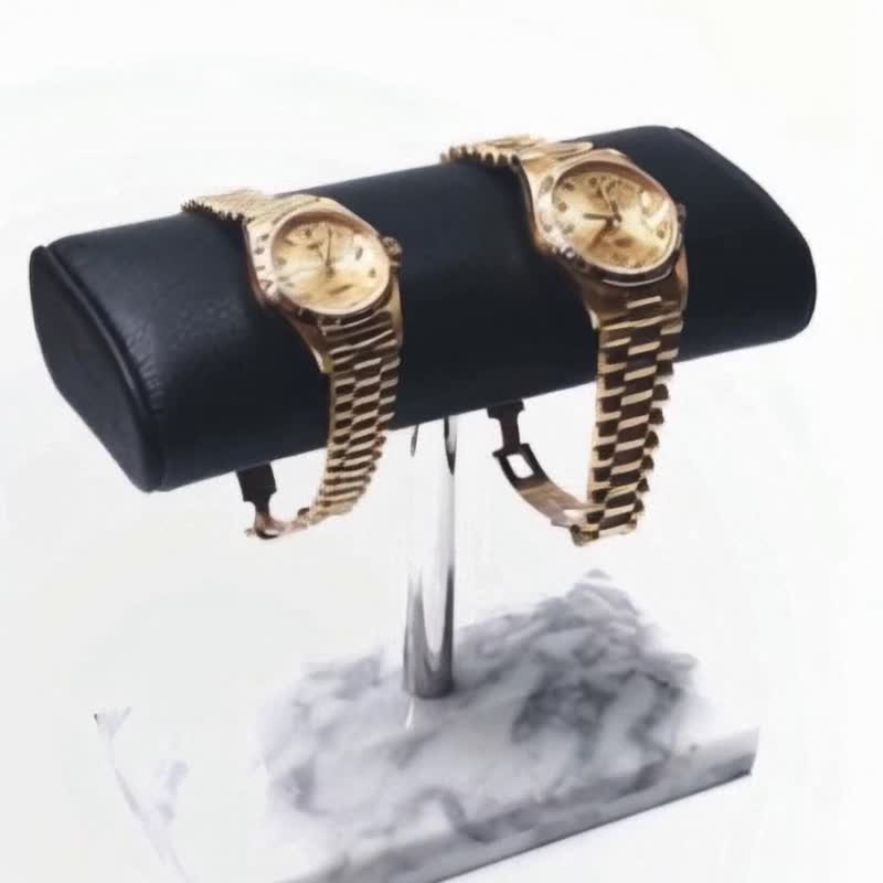 Tosca | Leather Watch Stand-Couple White 真皮錶座 |置錶架 - 男錶/中性錶 - 真皮 白色