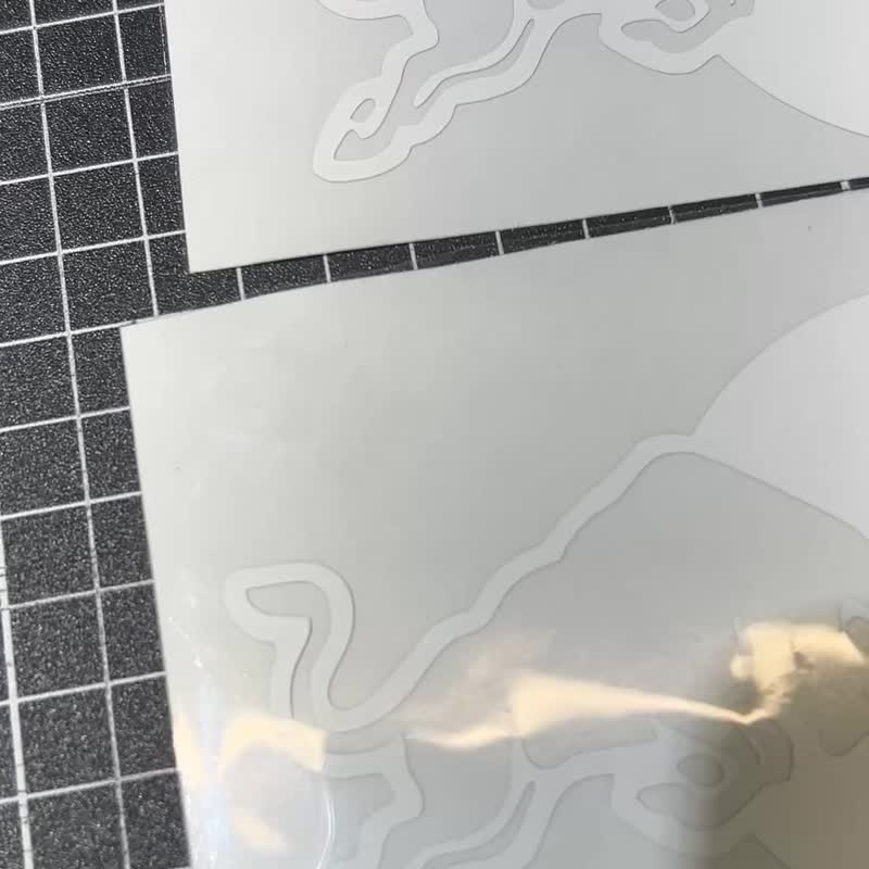 BMMB Bike Color Change Stickers Red Bull Transparent Hollow-Out Version - Stickers - Paper 