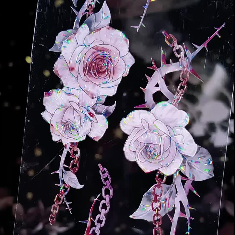 新品　薔薇故事シリーズ　PETマスキングテープ　マステ　5m 新品 薔薇故事シリーズ PETマスキングテープ マステ 5m