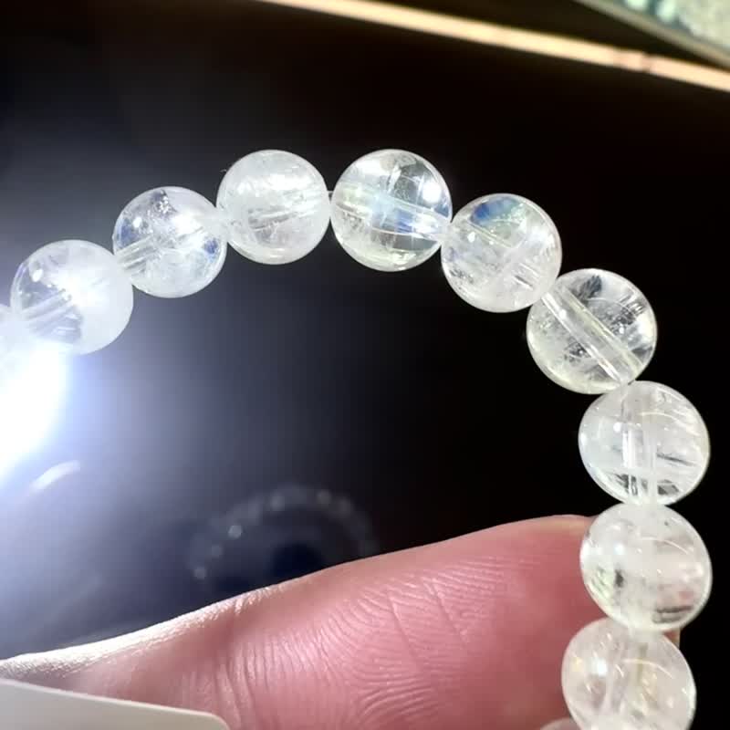 小資本馬島彩虹藍月光幻彩色手珠6mm人緣桃花提升魅力助眠水晶 - 手鍊/手環 - 水晶 多色