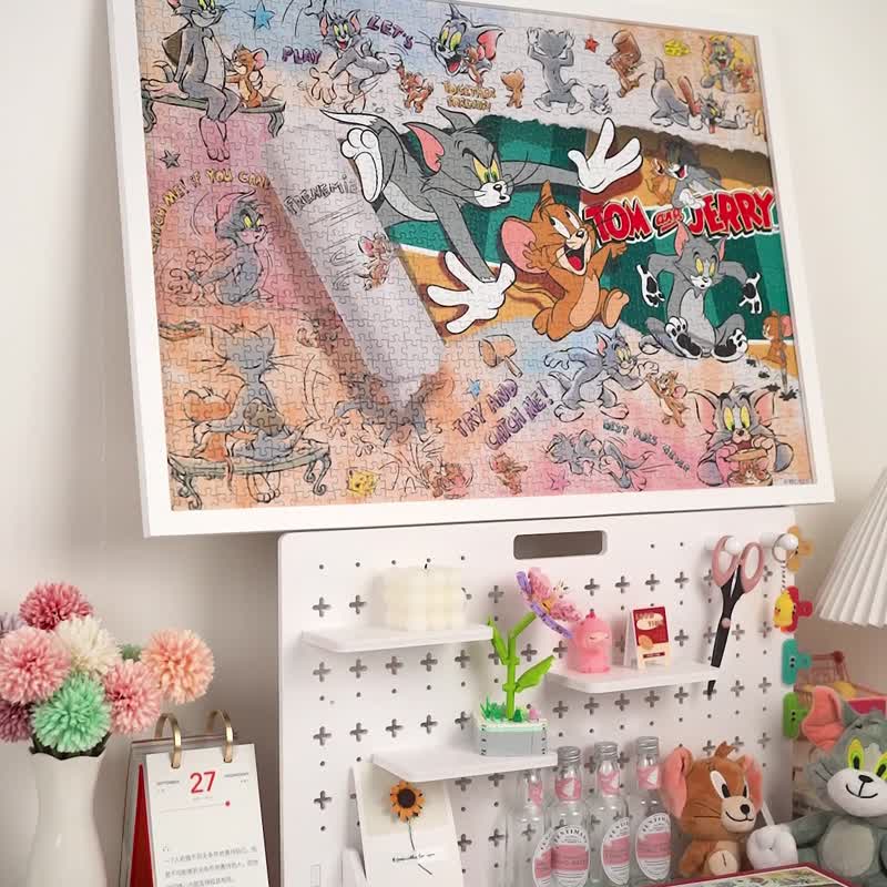 TOi 圖益 【Tom and Jerry系列-跨次元追逐】拼圖1000片 DIY生日 - 拼圖 - 紙 多色