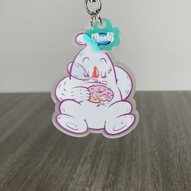 Monbi - Sweet Sweet Dreaming 鎖匙扣 - 鑰匙圈/鑰匙包 - 壓克力 透明