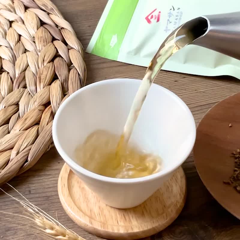ชาข้าวสาลีออร์แกนิกญี่ปุ่น Zero Caffeine ชาญี่ปุ่นธรรมชาติ 100% ไม่มีน้ำตาล 30 ถ - ชา - วัสดุอื่นๆ สีเหลือง