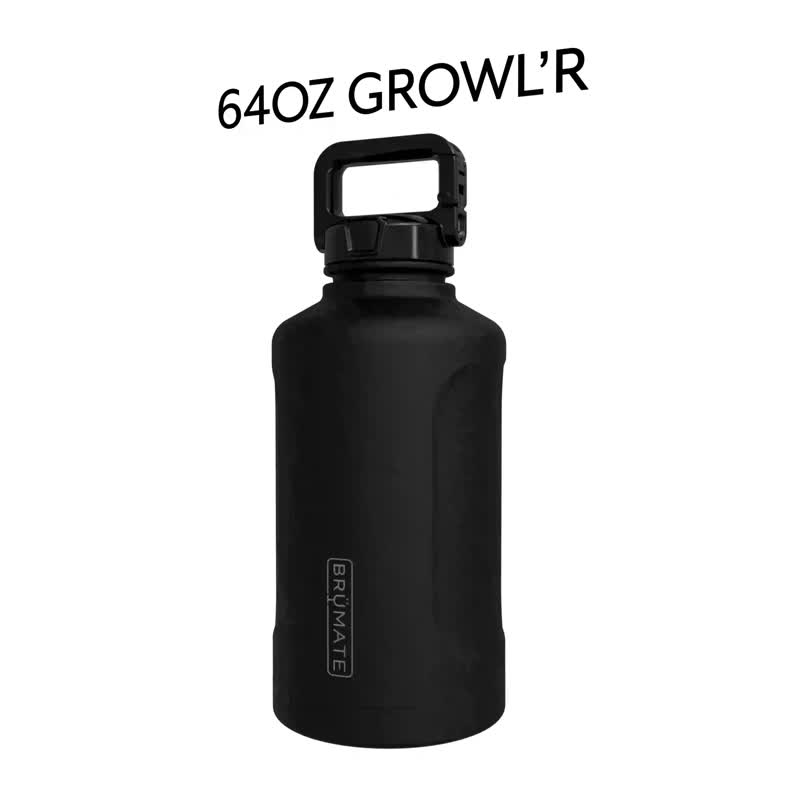 [Growl'r] American large-capacity kettle double-layer vacuum ice-keeping thermos bottle camping cup portable 64oz - ชุดเดินป่า - สแตนเลส หลากหลายสี