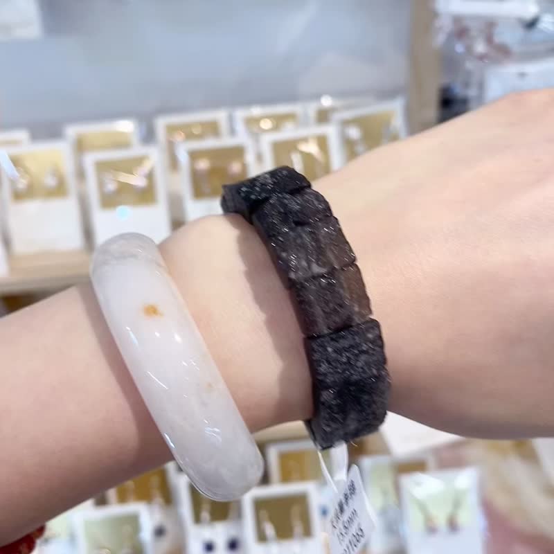 原礦亞力桑那天狼星手牌15.5mm男女適用招財聚氣辟邪化煞 - 手鍊/手環 - 半寶石 綠色
