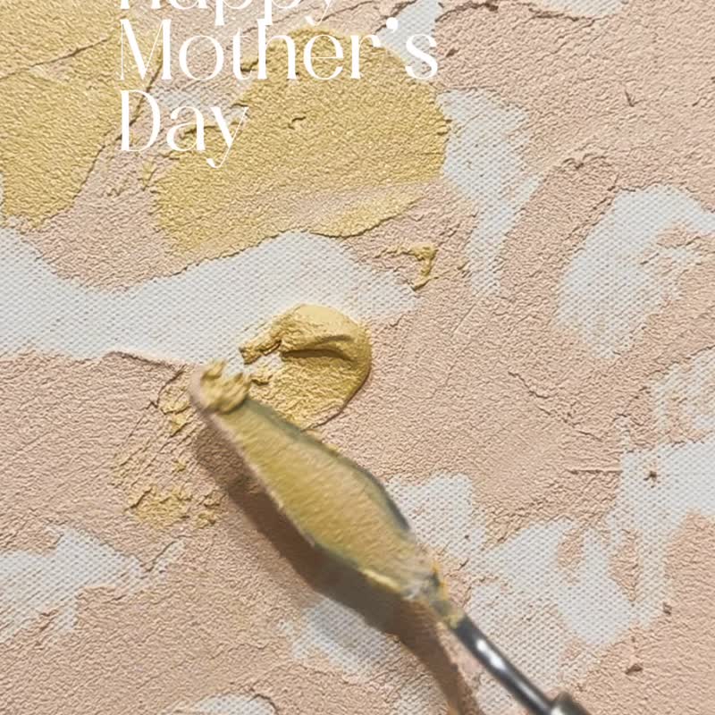 Mother's Day Limited Theme/Quicksand Texture Creation/ Acrylic/Texture Painting - Illustration, Painting & Calligraphy - Acrylic 