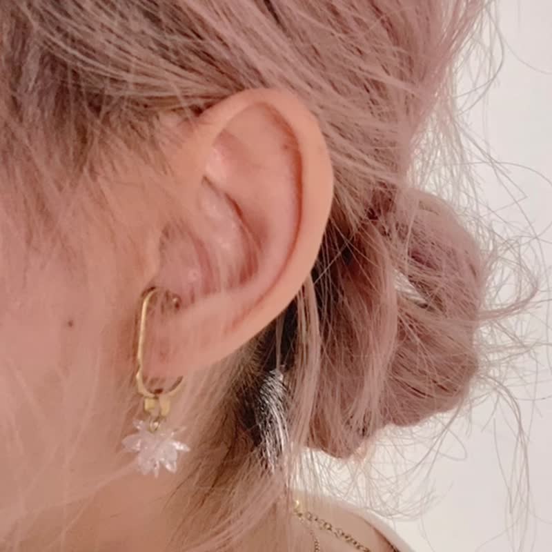 Twilight | Star* Bronze Stone Earrings Ear Cuff Necklace Bracelet Optional Accessories Set - Earrings & Clip-ons - Copper & Brass Gold