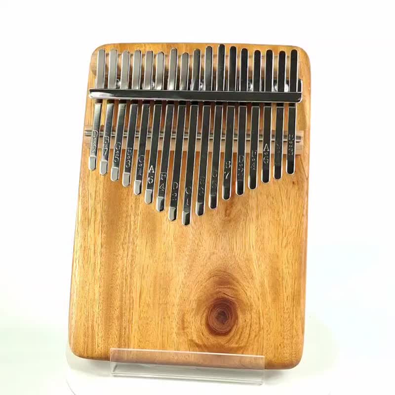 桃花心木拇指琴/17音拇指琴/KALIMBA - 吉他/樂器 - 木頭 金色