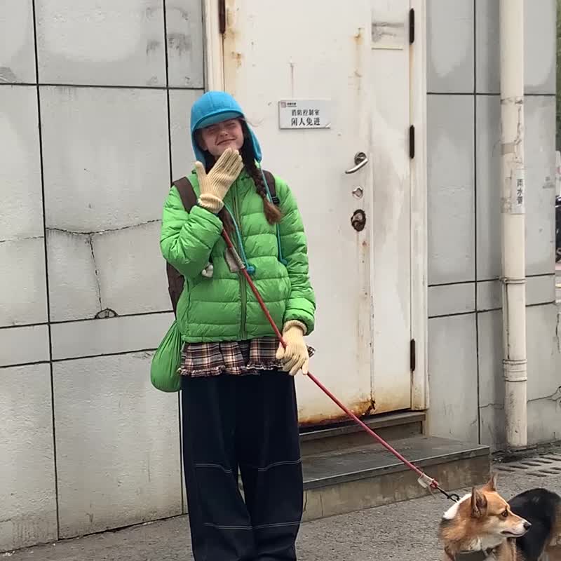odd maker新標90白鴨絨排骨連帽羽絨服女廓形顯瘦保暖休閒短外套 - 女大衣/外套 - 羽絨 