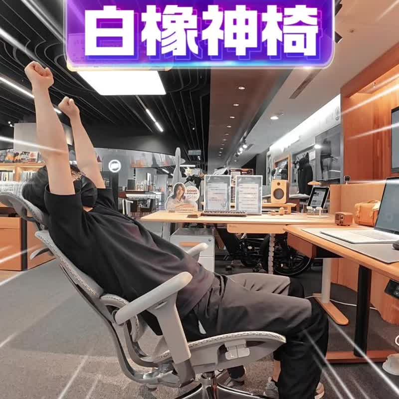 白橡工學椅 - 椅子/沙發 - 鋁合金 白色