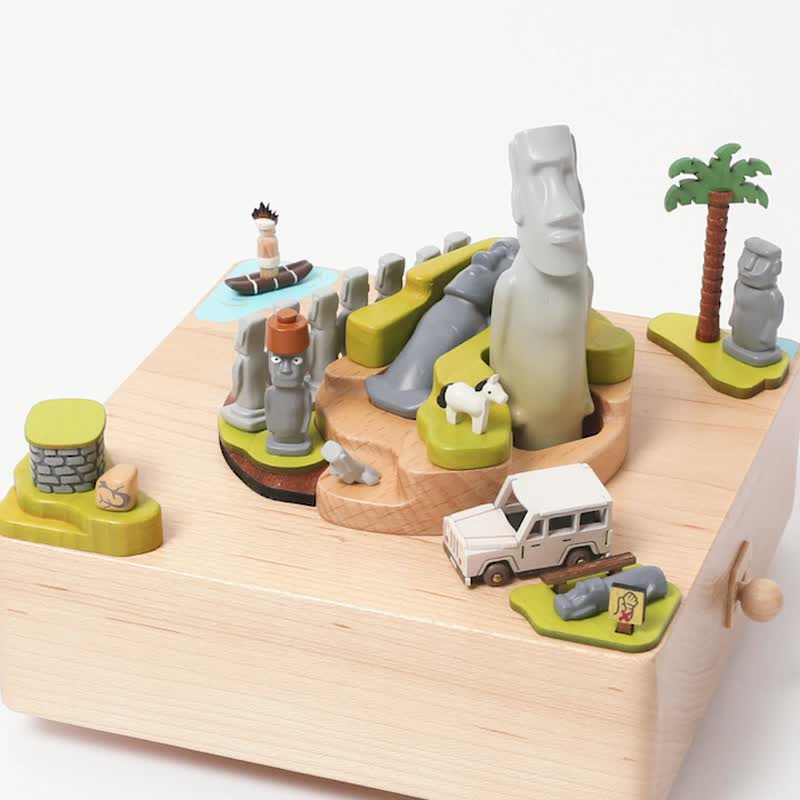 【復活節島】城市音樂盒 世界旅行 | Wooderful life - 擺飾/家飾品 - 木頭 多色